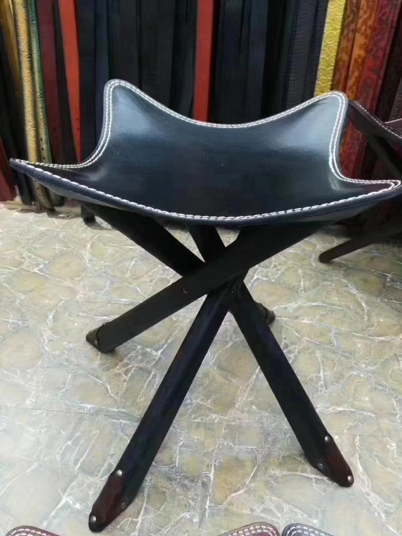 High quality old fashion dierent colors cowhide leather chair